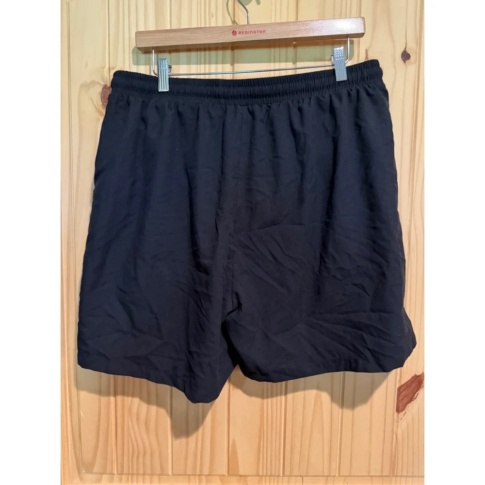 NFL Team Apparel Las Vegas Raiders Black Mesh Lined Swim Shorts Mens 2XL